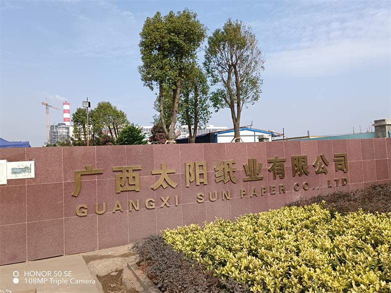 施秉廣西太陽紙業有限公司